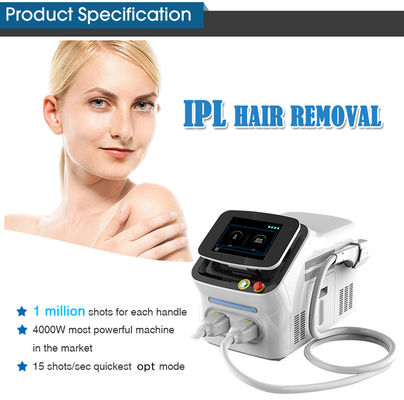 تجهیزات زیبایی حذف موهای زائد IPL 530 نانومتر-950 نانومتر، دستگاه خانگی جوانسازی پوست IPL