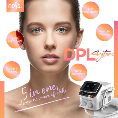 دستگاه جوانسازی پوست IPL DPL، دستگاه لیزر حذف عروق 4000W
