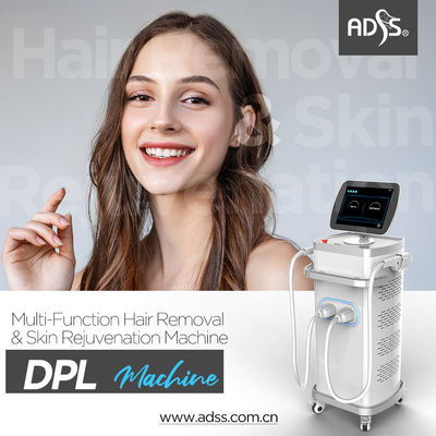 دستگاه لیزر چند منظوره DPL، دستگاه سفت کننده پوست RF با 2 دسته