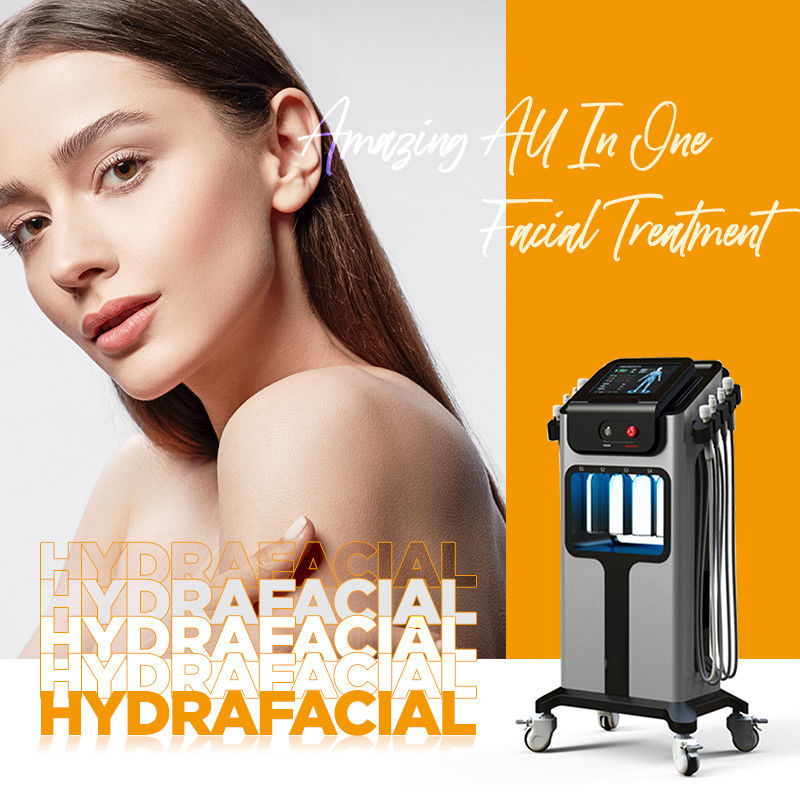 جدیدترین دستگاه زیبایی A0645 7 در 1 اکسیژن صورت / لایه برداری آب هیدرا / RF / اولتراسونیک